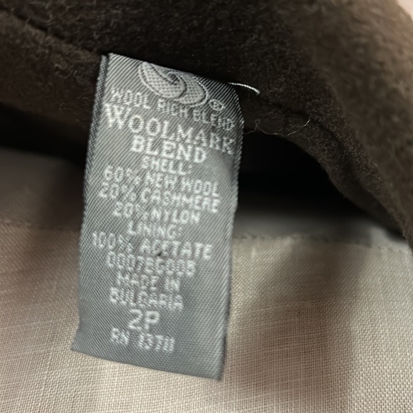 Kate Hill Women’s Brown Wool Cashmere Blend Single Button Blazer size 2P - Picture 10 of 12